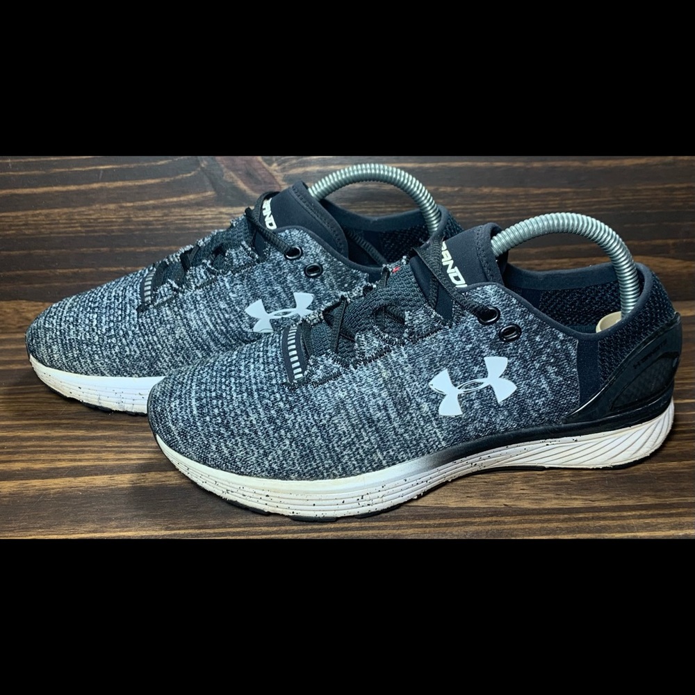 Under Armour Womens Charged Bandit 3 1298664-003 Gray Running Shoes Sneakers 8.5